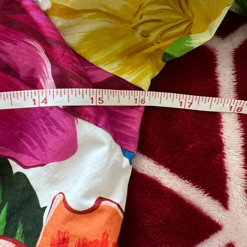 NWOT Farm Rio Multicolor Floral Puff Sleeve Top Small - Picture 10 of 10